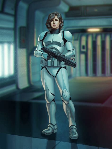 star wars female clone commando